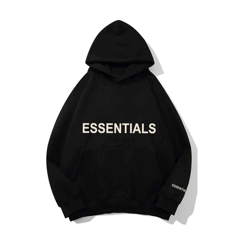 Black Essential Hoodie