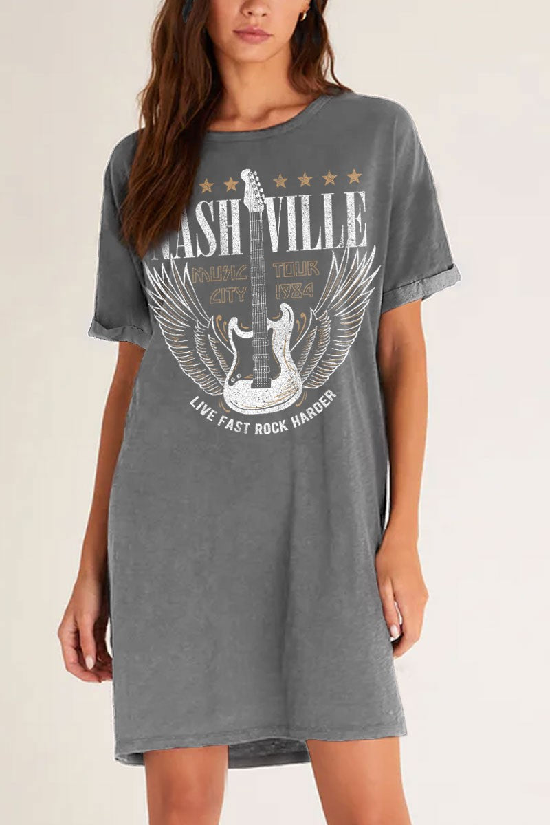 Nashville Graphic T-shirt Dress